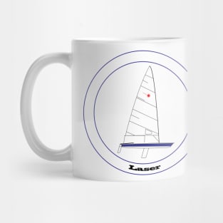 Laser Sailboat Mug